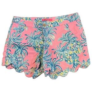Lilly Pulitzer Women’s Buttercup Stretch Short Pelican Pink Beat the Heat Size 4